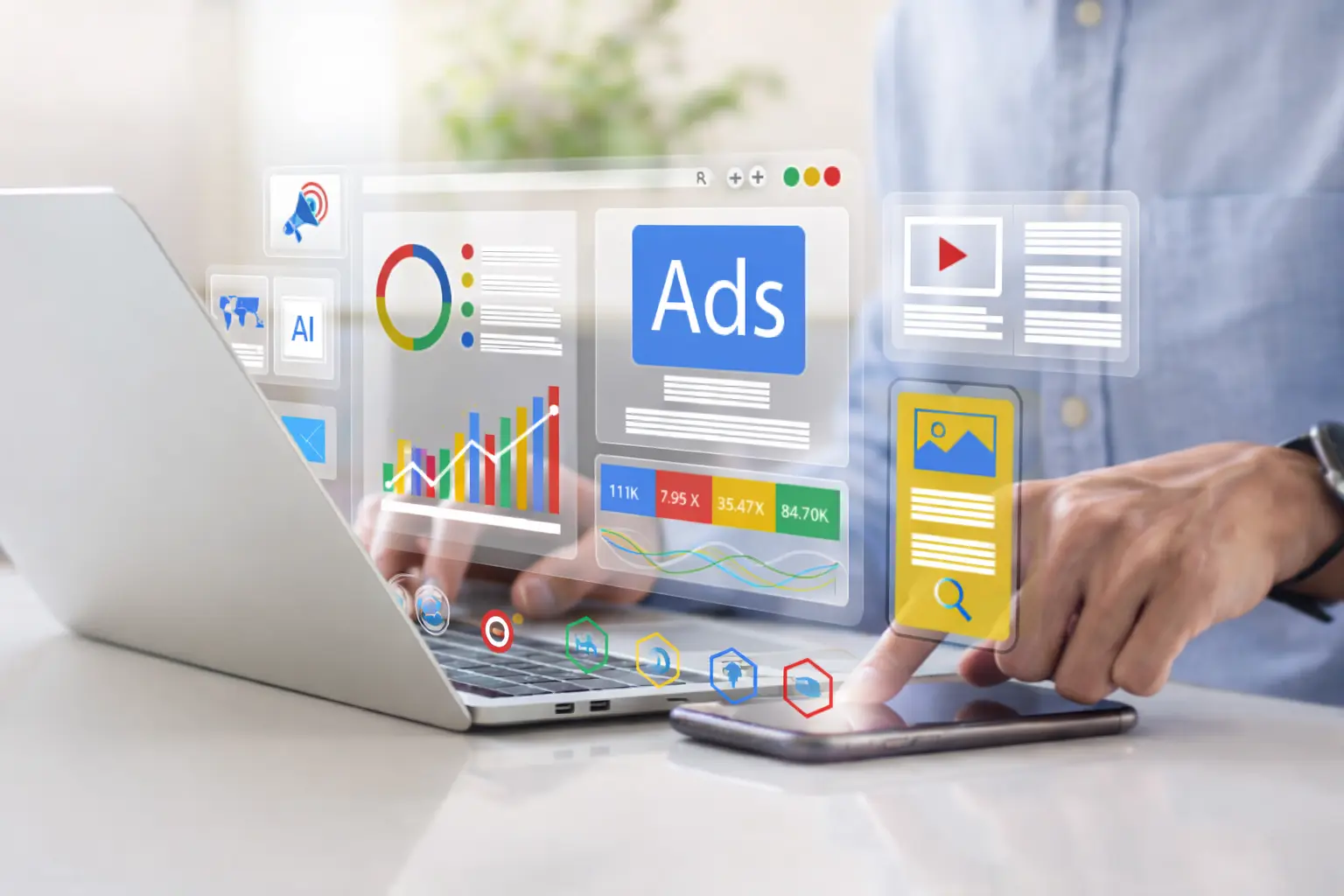 Google Ads campaign management services showcase